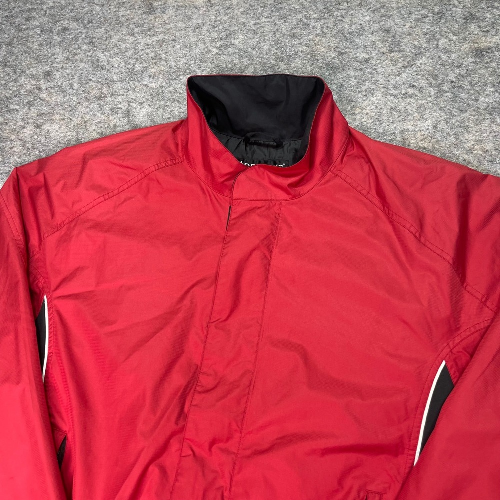DryJoys by FootJoy Mens Golf Jacket Lightweight‎ Red Windbreaker